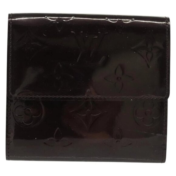LOUIS VUITTON Vernis Porte Monnaie Bier Cartes Crdit Amarante M93519 Auth sw1441 - Picture 2 of 16